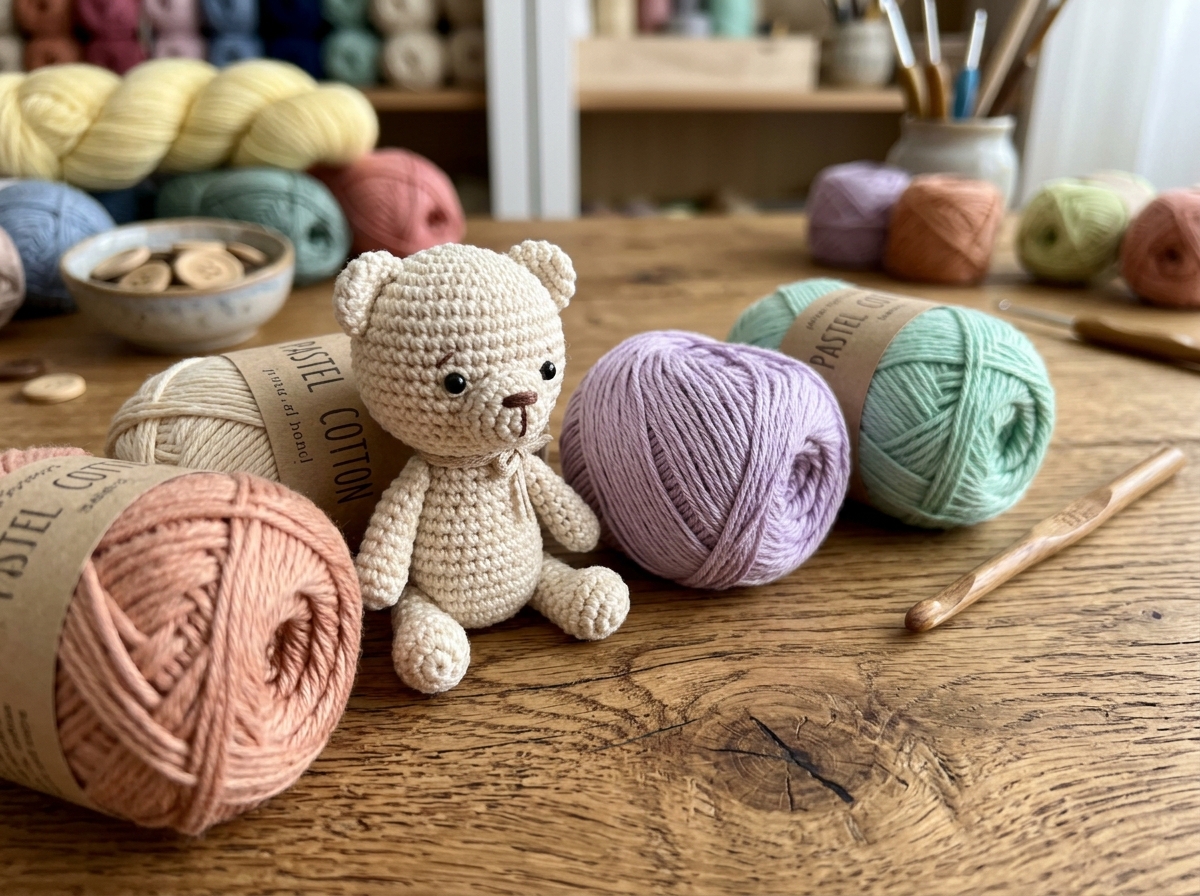Handmade crochet amigurumi animals